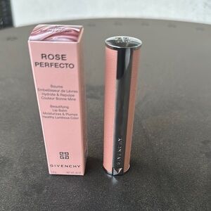 Givenchy Authentic NIB Rose Perfecto Beautifying  Lip Balm